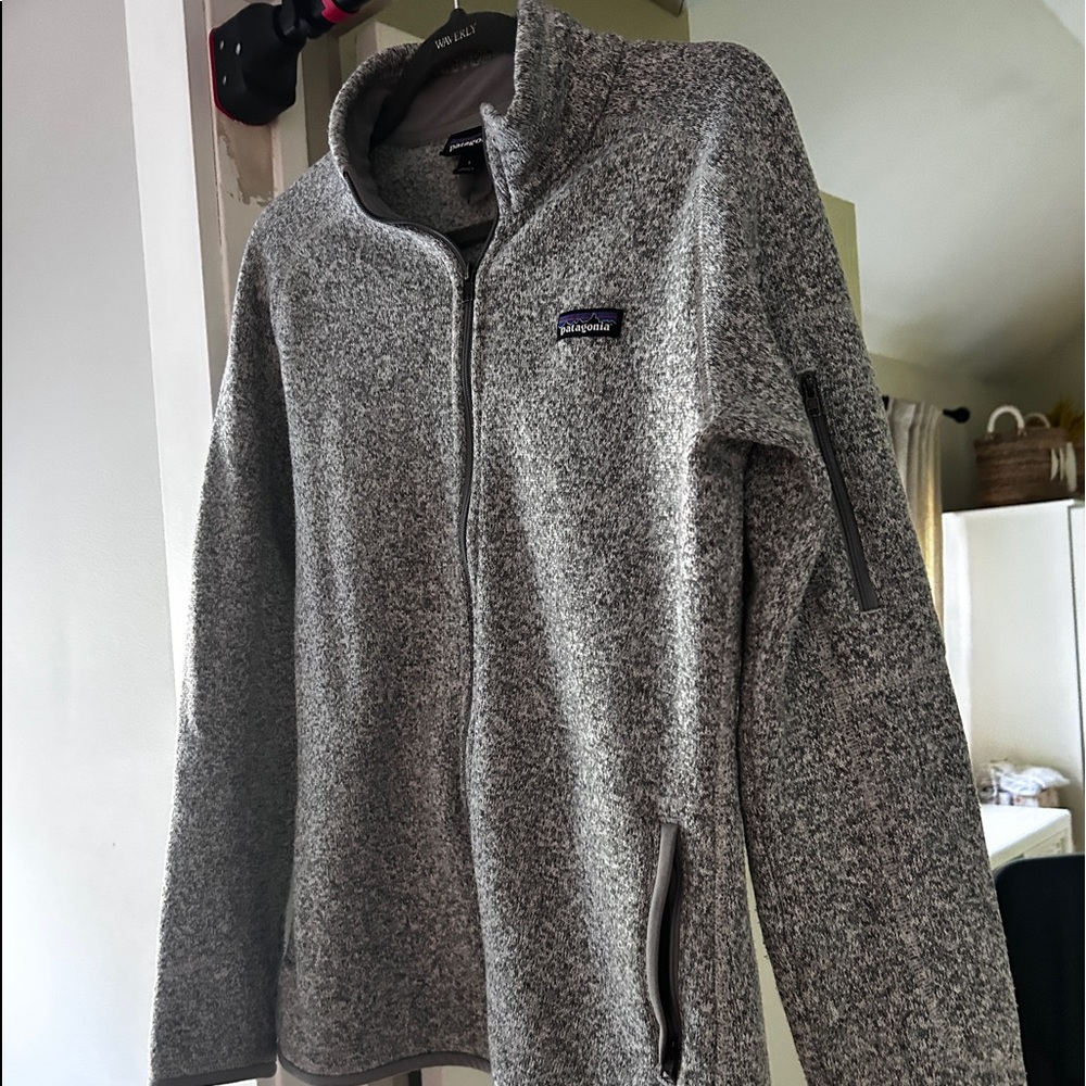 Wear twice. Patagonia fleece jacket. Woman